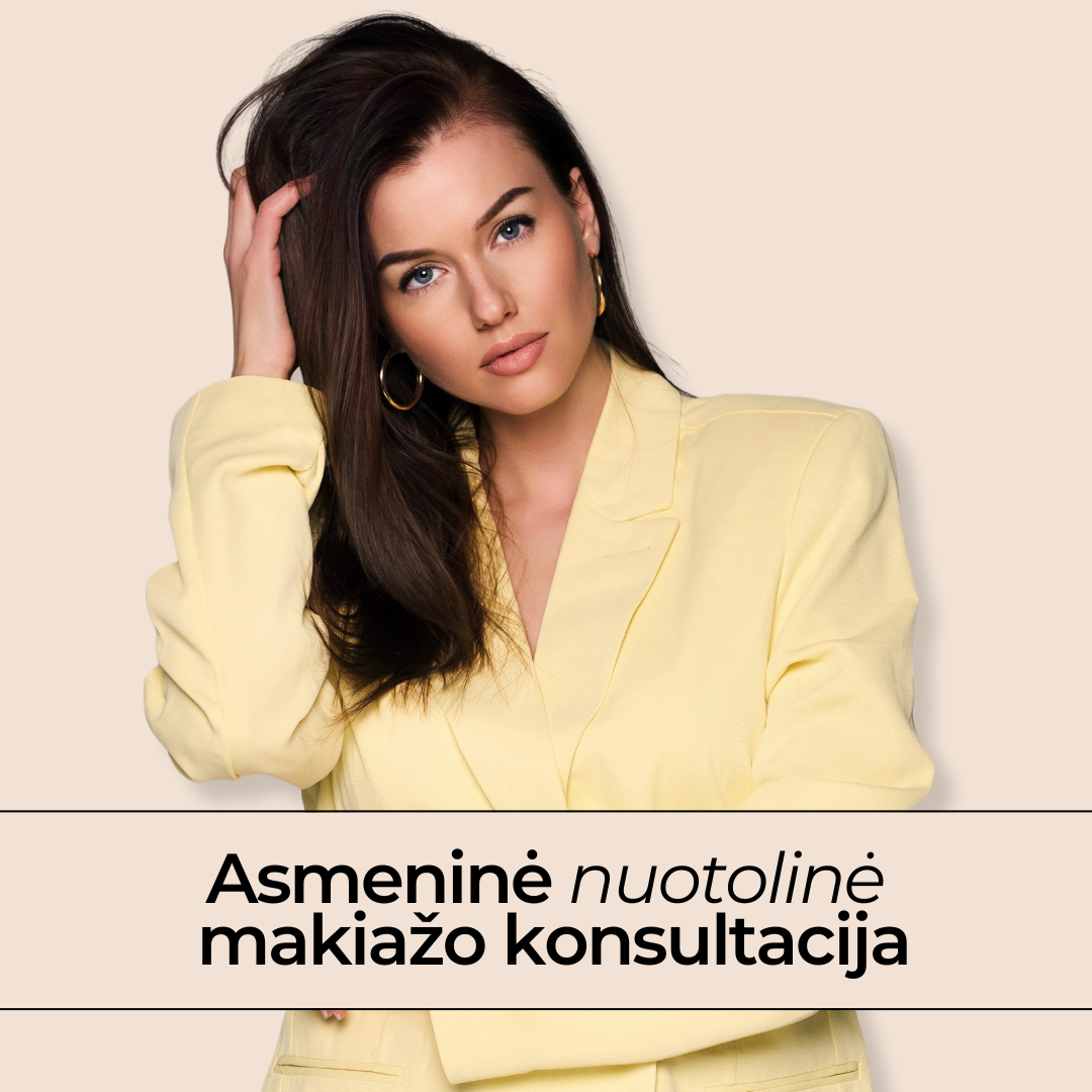 Asmeninė nuotolinė makiažo konsultacija