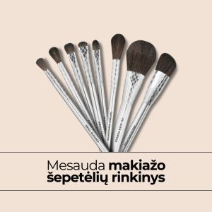 MESAUDA makiažo šepetėlių rinkinys (8 vnt.)